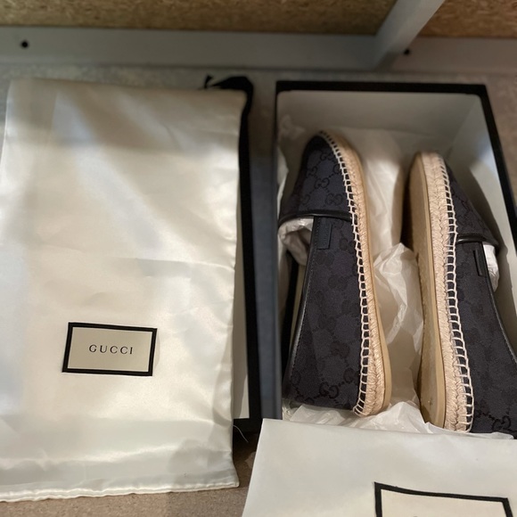 HOT SUMMER BLACK GUCCI ESPADRILLES - Picture 2 of 15